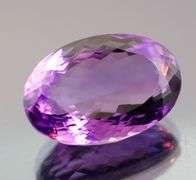 32.66ct real unheated Bolivian Amethyst