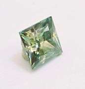 6 Ct Mint Green Princess Cut Fire Lab Simulated Diamond