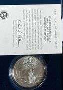 2014 W Blue Box Unc Silver Eagle