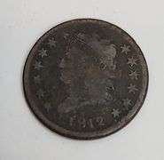 1812 Classic Head Cent, Circulated