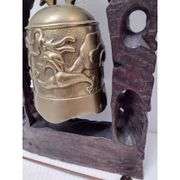 Early 20th Century Chinese Brass Dragon Temple Bell Gong