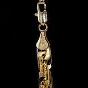 Huge 100.5 Gram 14 Kt Gold Plated Diamond Cut Rope Chain