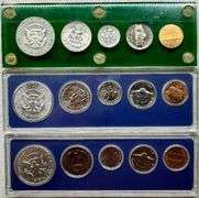 Set of 3 US Proof Set in Capital Plastic
