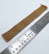 18K yellow gold weave link bracelet