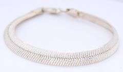 Italian 925 sterling silver fancy bracelet