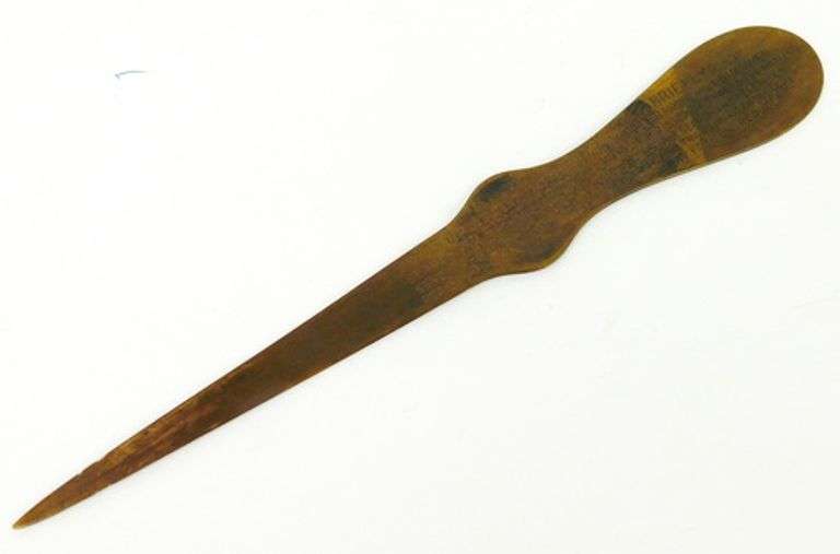 1930's Patent Attorney Copper Letter Opener