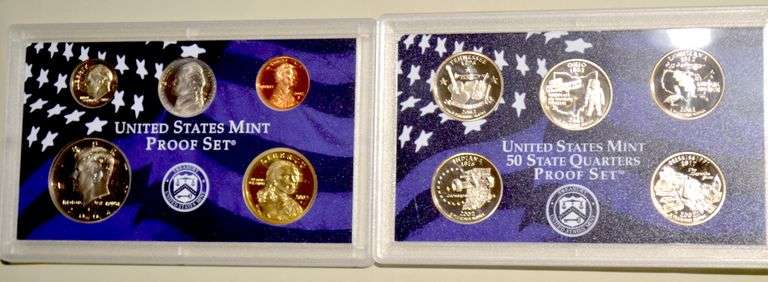 1999-2004 US Proof Set Run