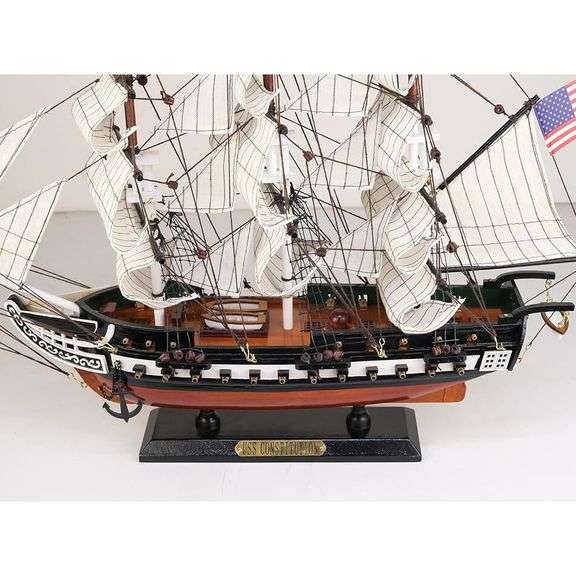 USS Constitution Wooden Model Ship