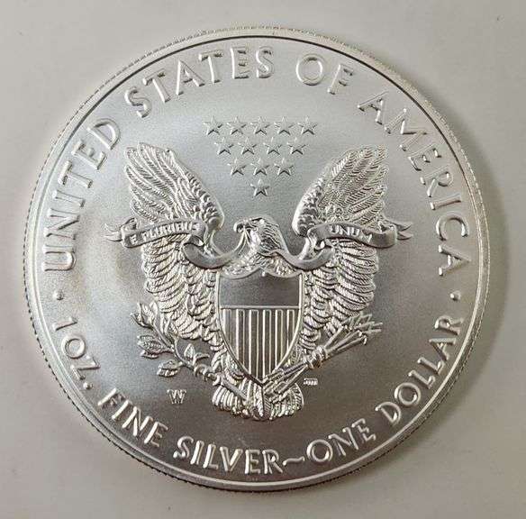 2020-W Burnished $1 American Silver Eagle, UNC