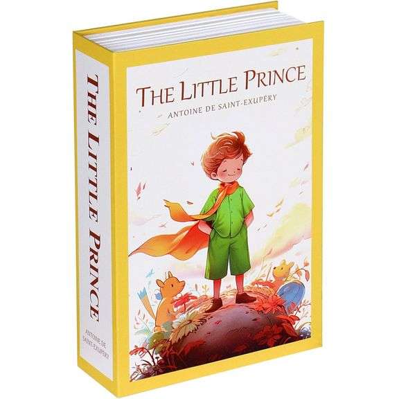 Little Prince Book Hidden Safe with Lock