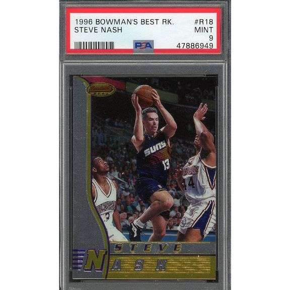 Steve Nash 1996 Best Rookie Phoenix Suns 9 MINT
