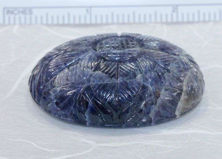 Natural Iolite Meditation Stone