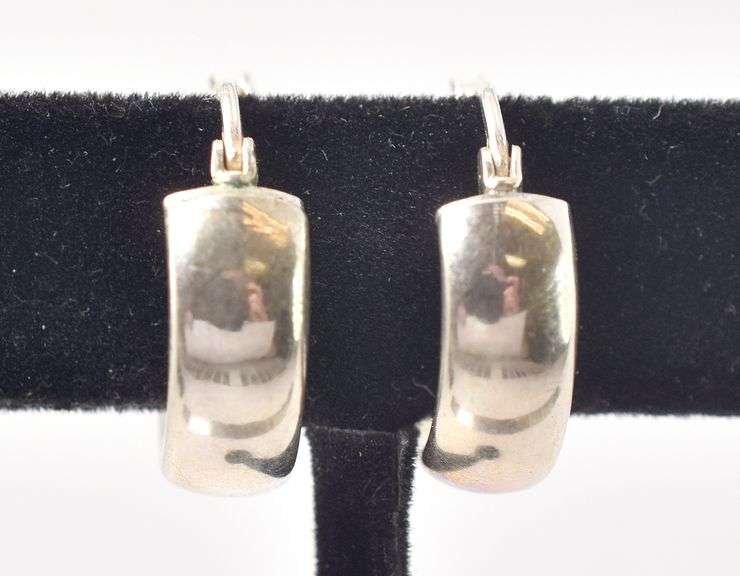 Hoop Earrings in Sterling Silver