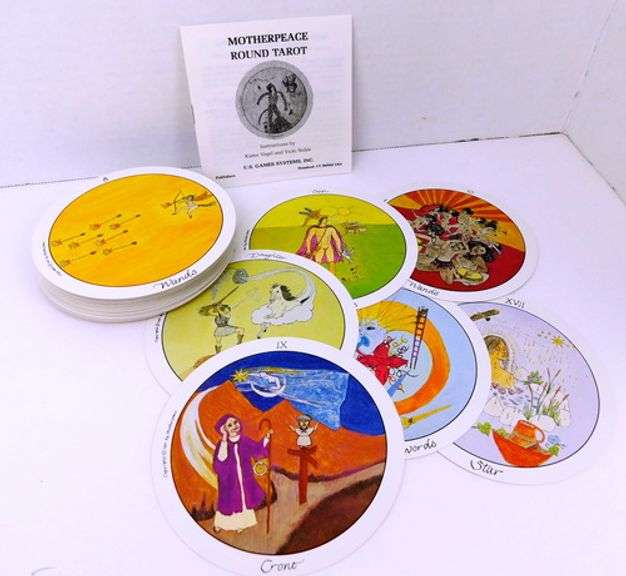 Vintage Motherpeace Round Tarot Cards