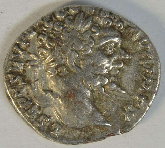 Sharp Septimius Severus Roman Silver Denarius, 193-211 AD