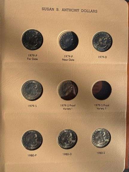Near Complete Susan B Anthony Dollars