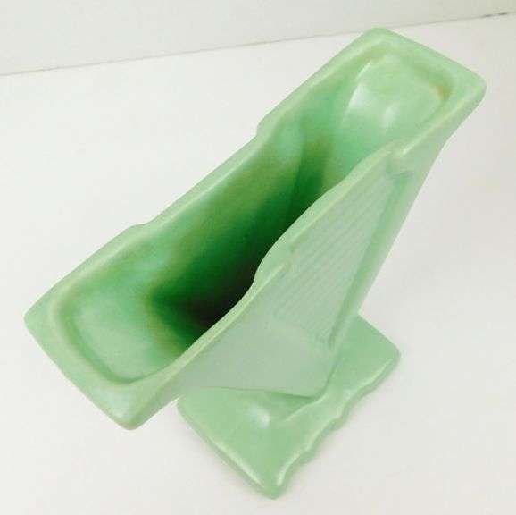 Vintage World War II Victory Pottery Flower Vase