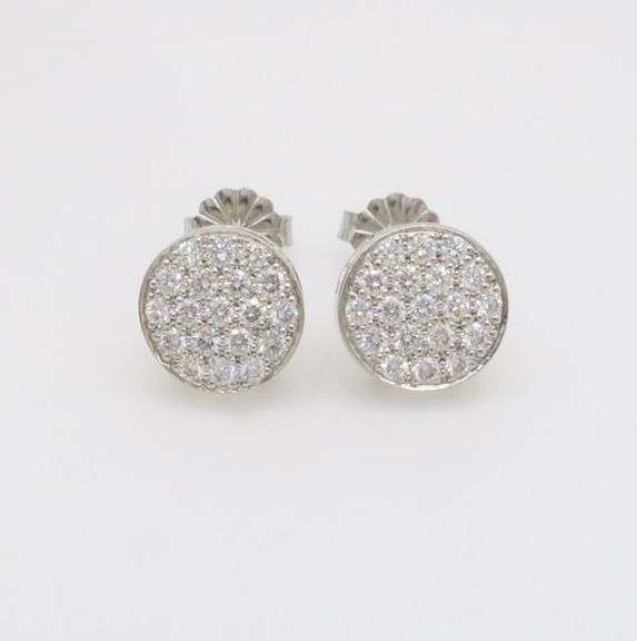Platinum Diamond Stud Earrings