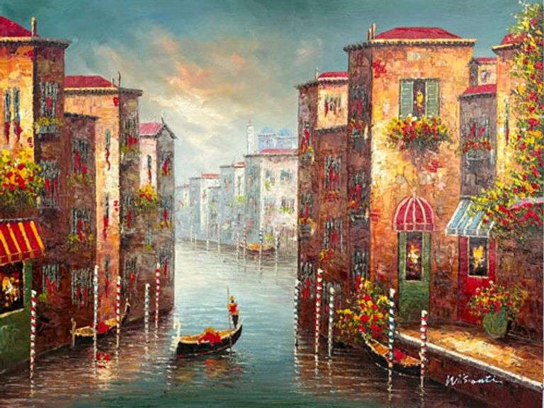 ONE OF A KIND BEAUTIFUL PAINTING ON CANVAS