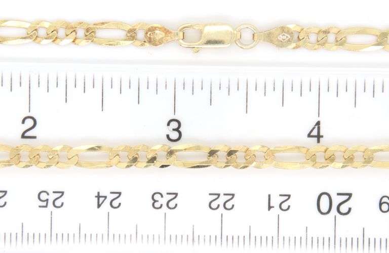 925 Sterling silver Figaro chain necklace
