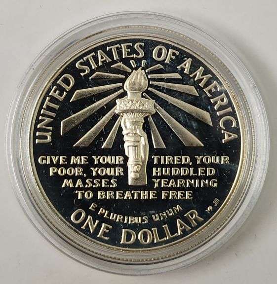 1986-S Set Statue of Liberty, 2 Coins PR