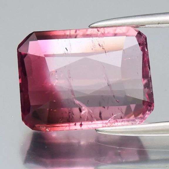 Pendant cut! 2.25ct purple and pink Tourmaline