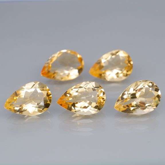 Heavy! 20.21ct top golden eye clean Citrine set!