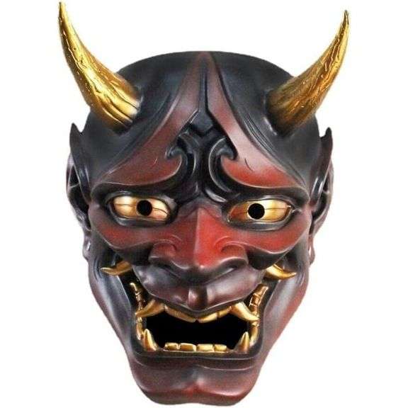 Japanese Samurai Oni Mask