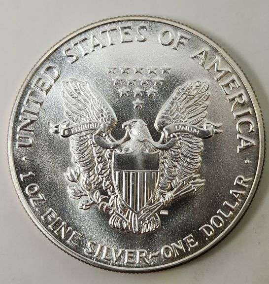 1988 & 1989 $1 American Silver Eagle, UNC