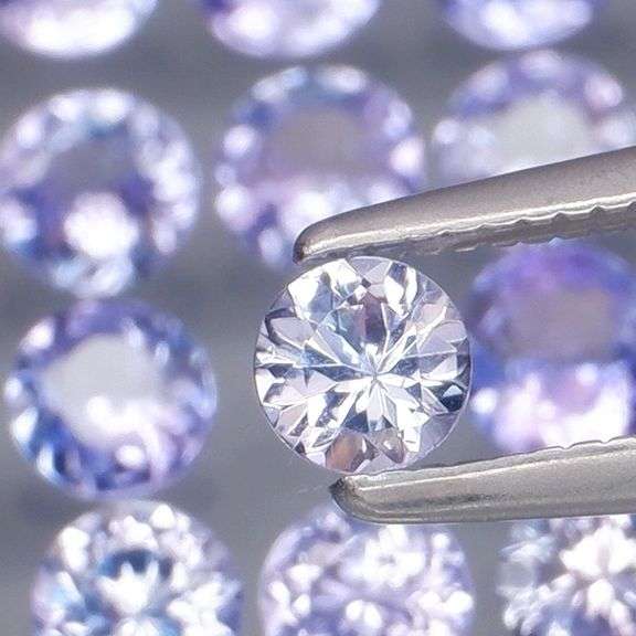 Valuable 3.64ct 20 piece Tanzanite set