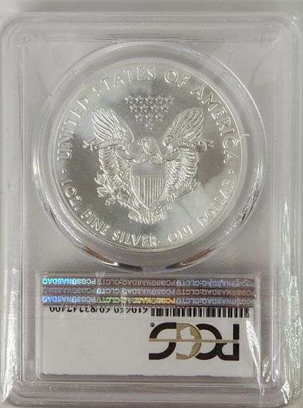 2017 American Silver Eagle PCGS MS 69 - First Day Of Issue