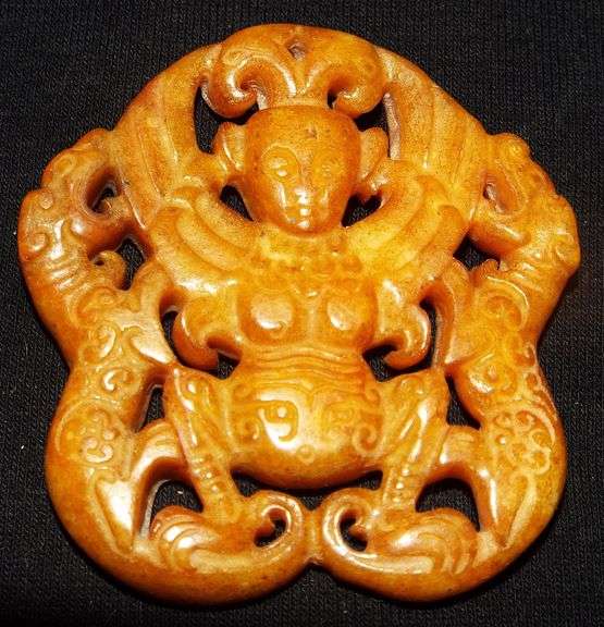 Cambodian multi-arm Bird Man Dragon Amulet/Pendant