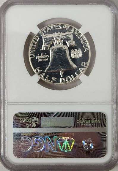 1958 Franklin Half Dollar PF 67, NGC