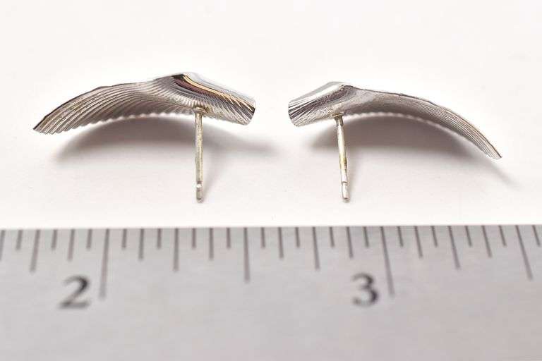 Unique Design Earrings in Sterling Silver