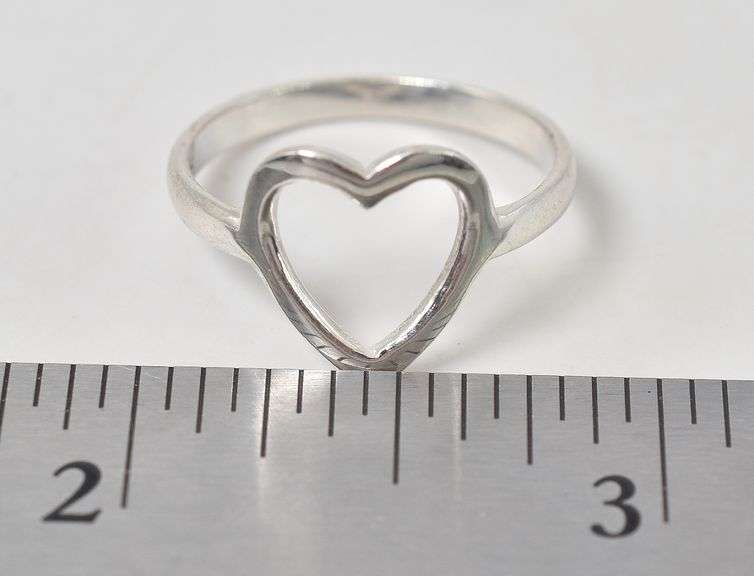 Heart Ring in Sterling Silver