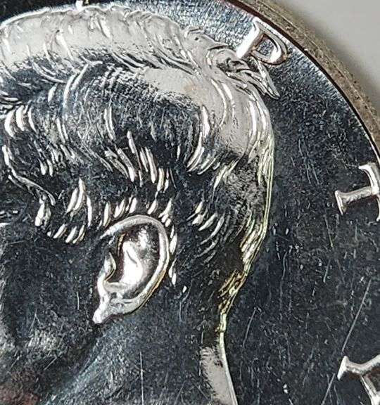 1964 Kennedy Half Accented Hair, (Proof)