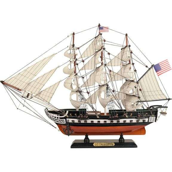 USS Constitution Wooden Model Ship