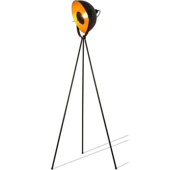 Modern Industrial Tripod Floor Lamp