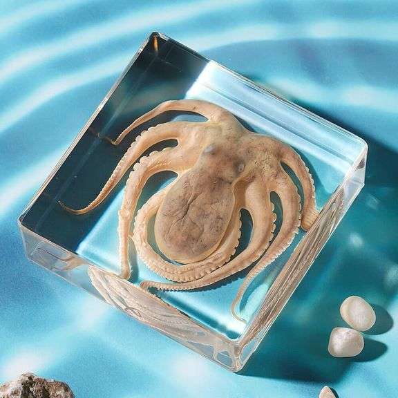 Collectible Octopus Specimen in Resin