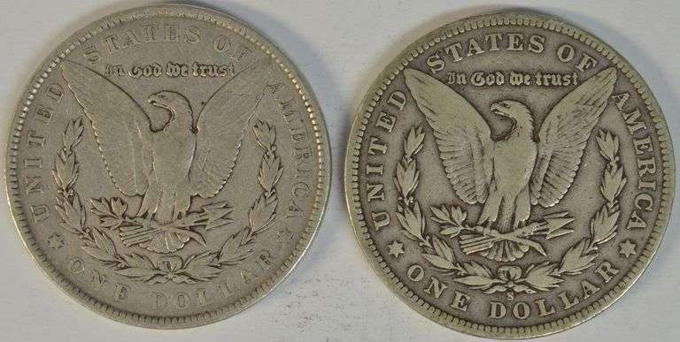 Scarce 1901-P & 1901-S Morgan Silver Dollars