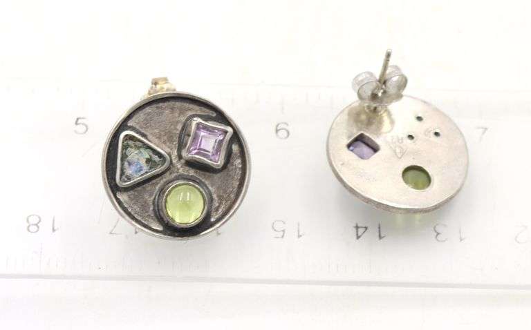 5 Pairs of Vintage 925 sterling silver earrings