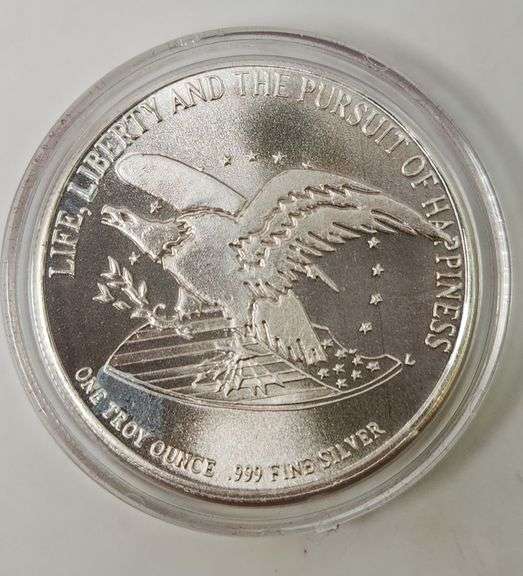 1991 Chrysler Honors The Bill Of Rights, 1 Oz. Silver. W Box