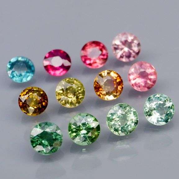 Beautiful 3.27ct multi-hue Tourmaline set