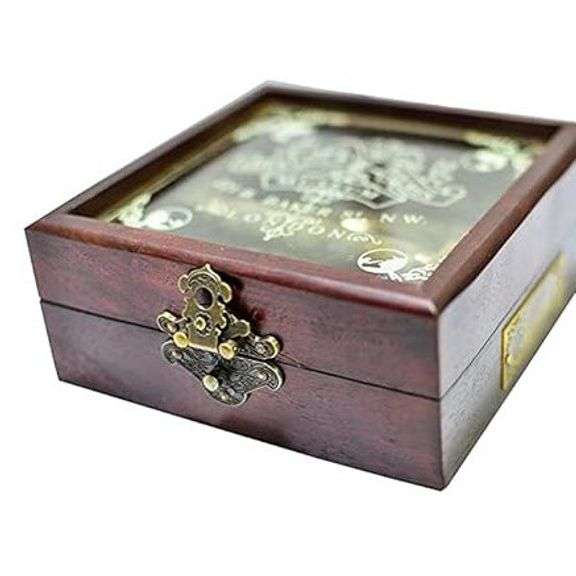 Brass Sherlock Holmes Magnifying Glass with Box