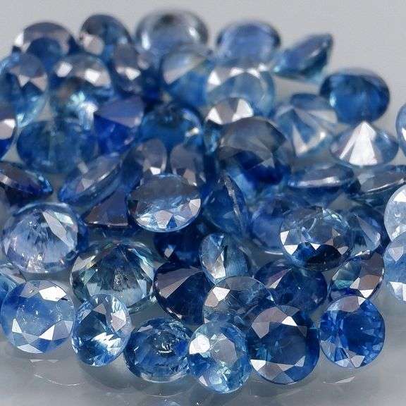 Heavy 5.64ct set of collectors denim blue Sapphires!