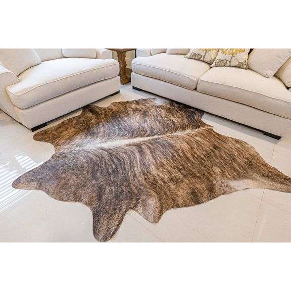 Genuine Brindle Cowhide Rug Carpet