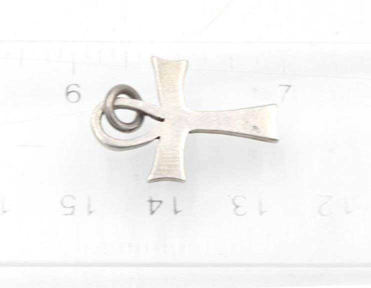 Group lot of Vintage 925 sterling silver religious pendants