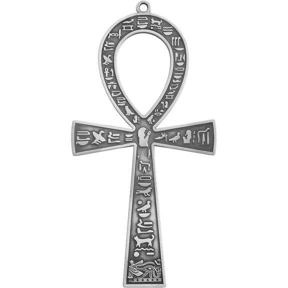 7-inch Egyptian Metal Ankh Cross