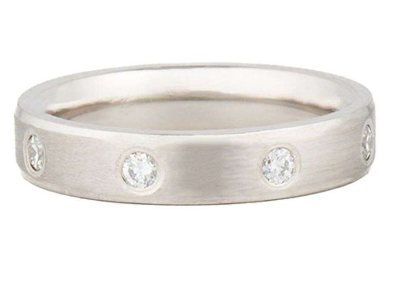 Benchmark 0.50ctw Diamond Comfort Fit Band Ring in Platinum