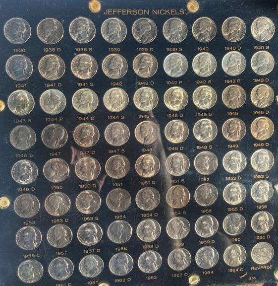 Complete Unc Set of Jefferson Nickels